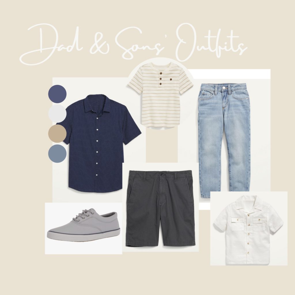 family portrait styling; family photo outfits; what to wear for your family photo session