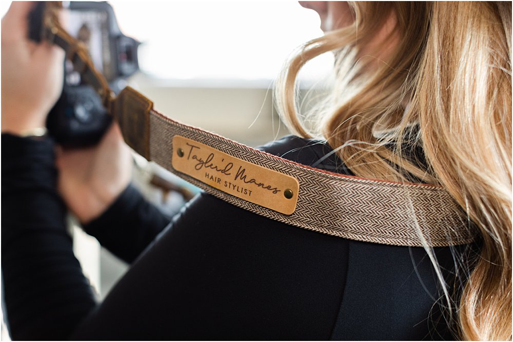 Taylerd Manes branded photography strap